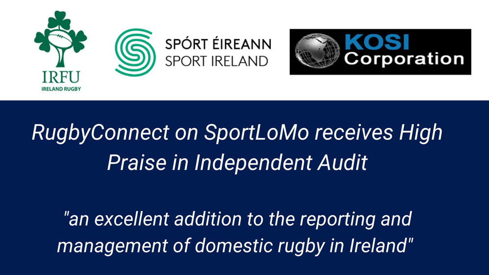 RugbyConnect on SportLoMo receives High Praise in Independent Audit