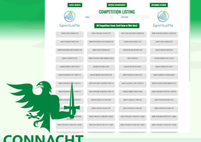 Connacht Rugby Competitiions List Ireland Rugby